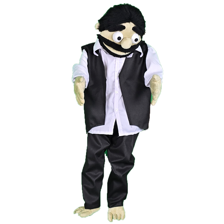 عروسک دستی نمایشی حاجی