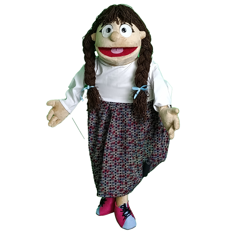 عروسک دستی نمایشی دختر خوشگل بانمک