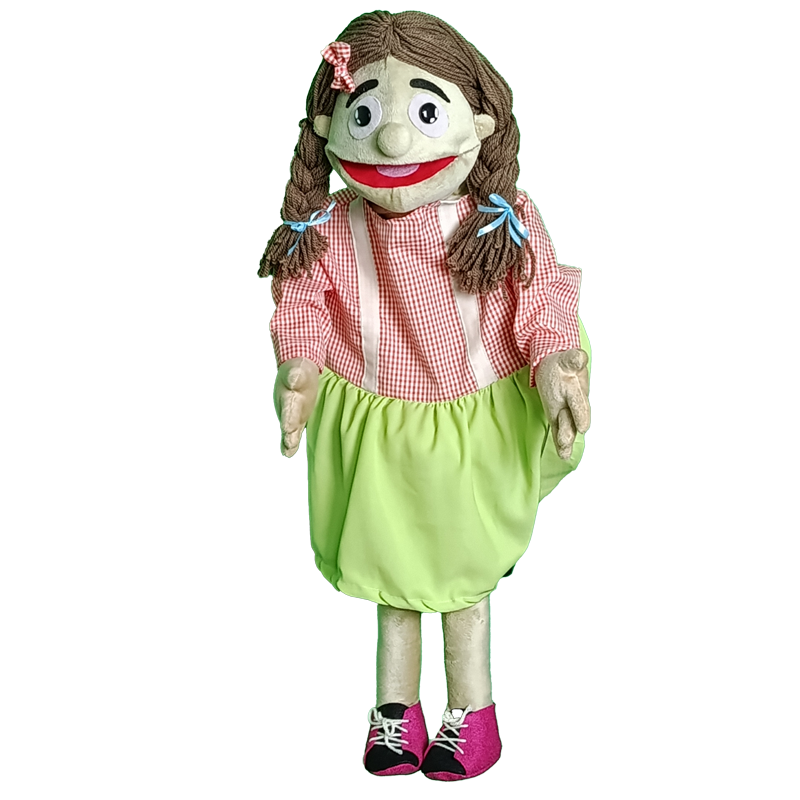 عروسک دستی نمایشی دختر کوچولو