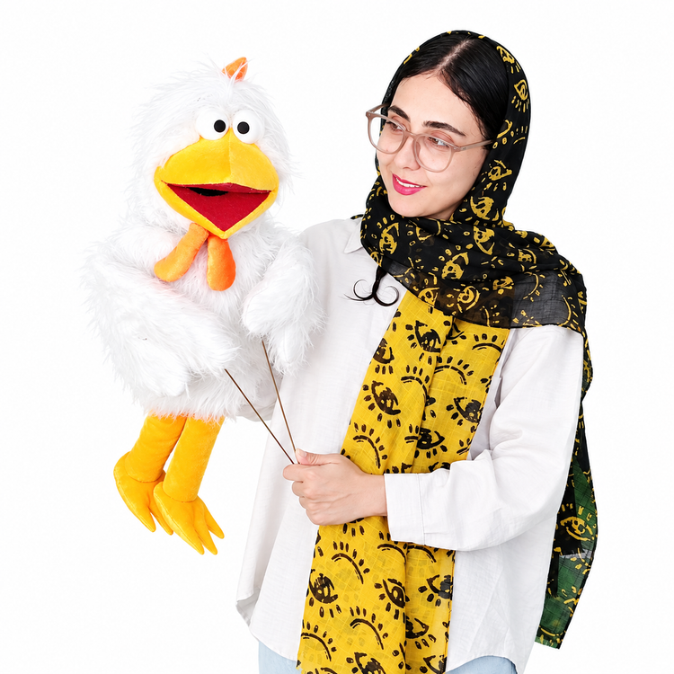 عروسک نمایشی مرغ بی خیال