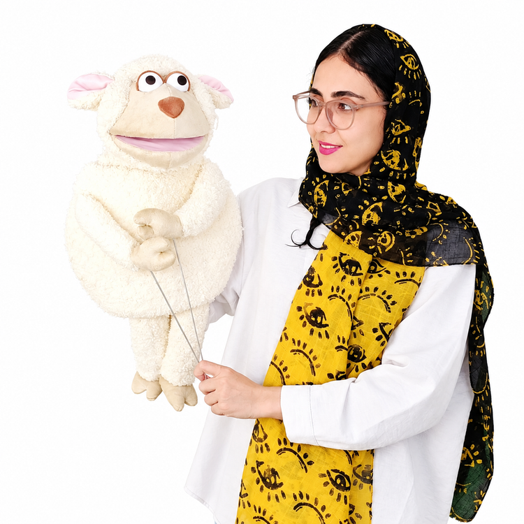 عروسک نمایشی گوسفند قندی