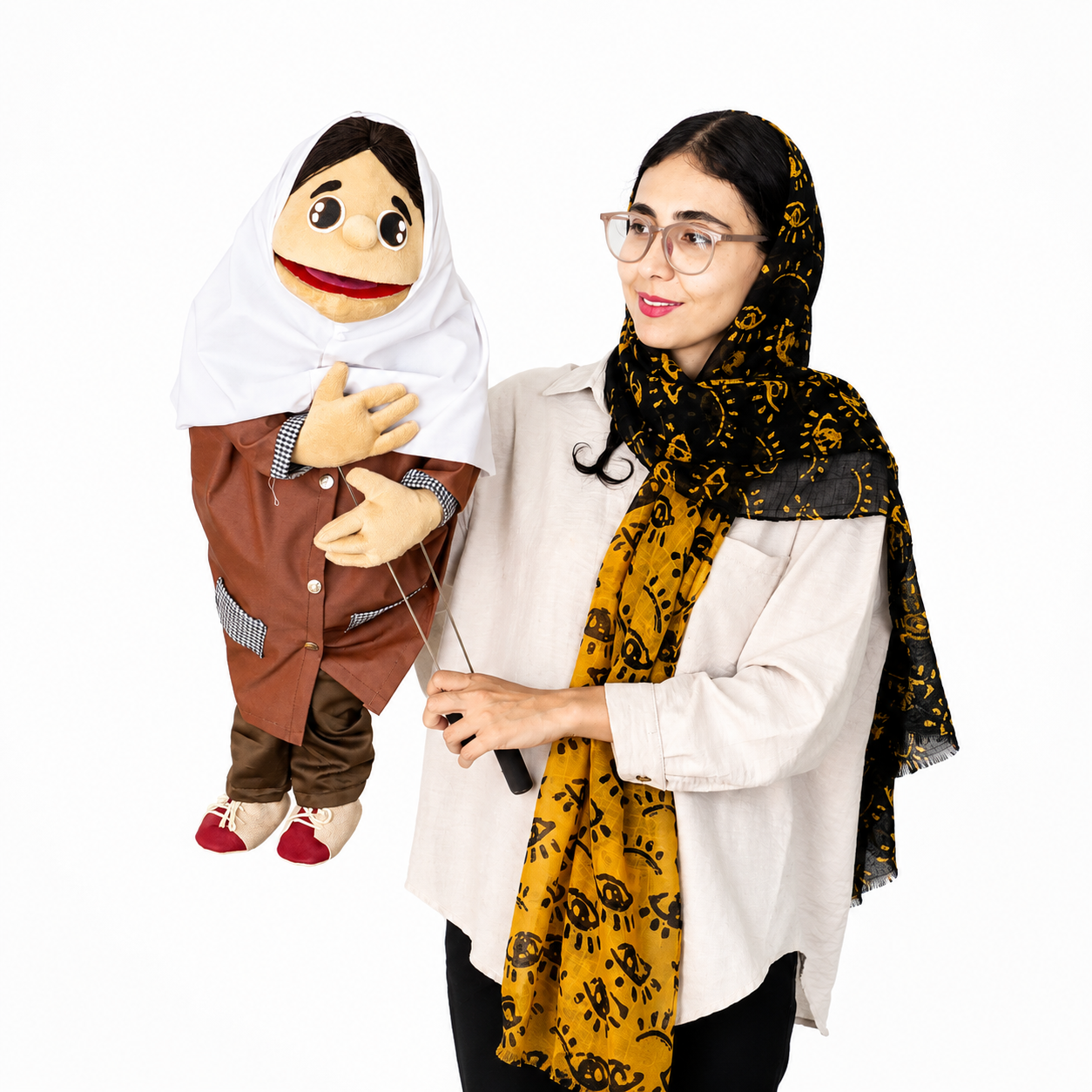 عروسک نمایشی دانش آموز با ادب