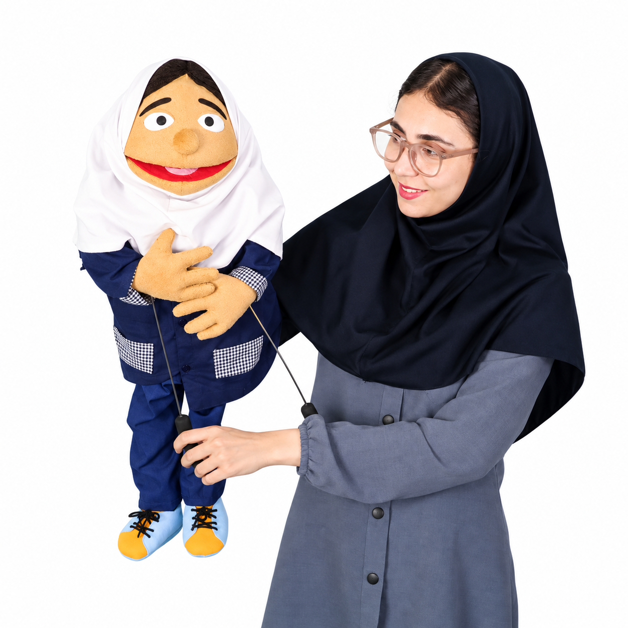 عروسک نمایشی دختر شاگرد اول